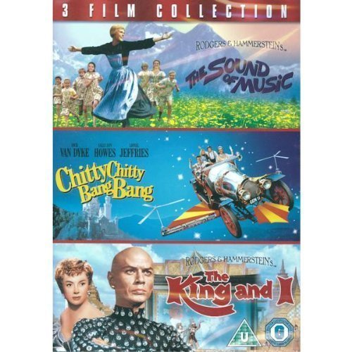 DVD cover for "Musicals - Tripack" featuring scenes from three films.