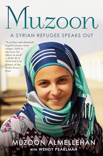 Book cover featuring Muzoon Almellehan, a Syrian refugee, smiling.