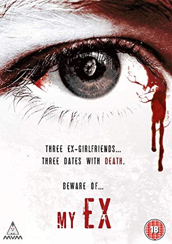 DVD cover: eye with a reflected figure and dripping red paint.
