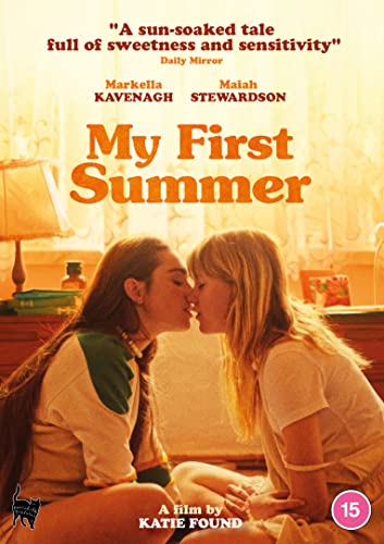 DVD cover for "My First Summer" showing two young women kissing.