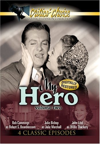 DVD cover for "My Hero - Volume 2" featuring a black and white portrait.