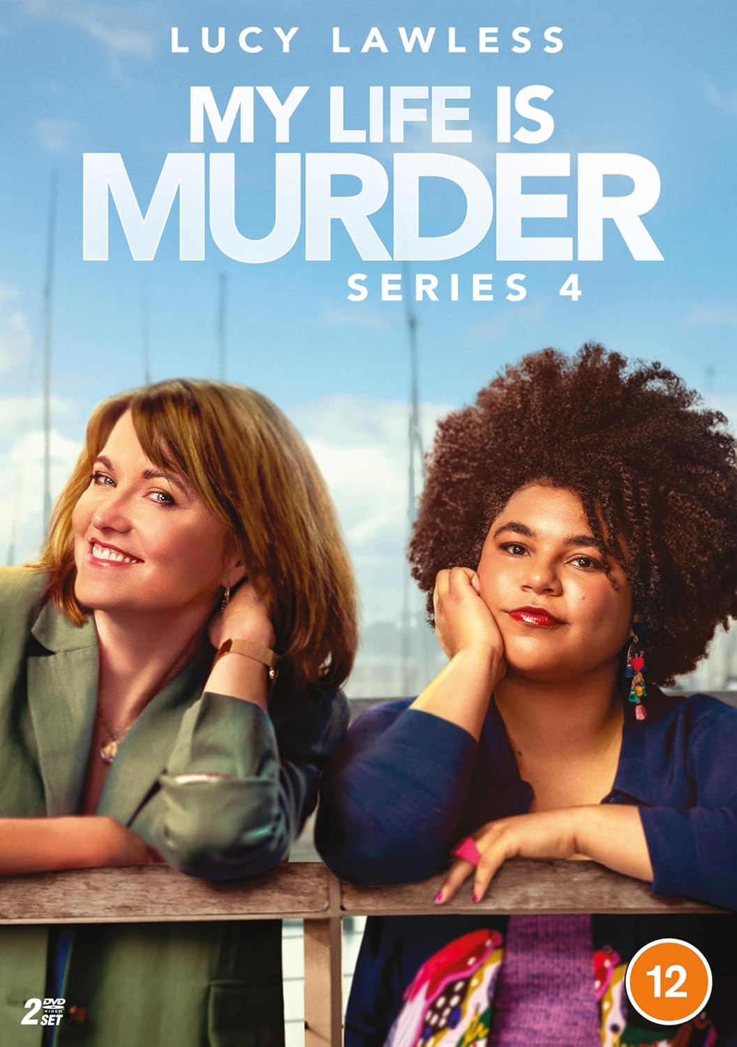 DVD cover for “My Life Is Murder: Series 4” featuring two women.