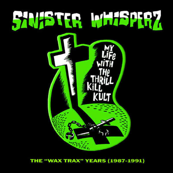 CD cover: black background with green text, cross, and skull imagery.
