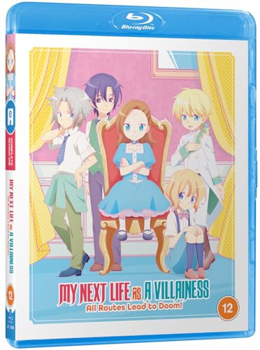 Blu-ray cover featuring five anime characters in colorful outfits.