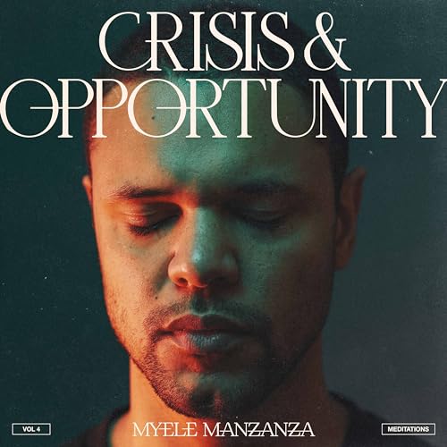 Album cover featuring a close-up portrait of Myele Manzanza with text overlay.