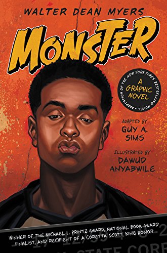 Graphic novel cover featuring a young Black man with a serious expression.
