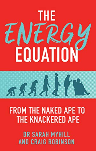 Book cover with ape illustration, fitness or health theme, and title and author text.