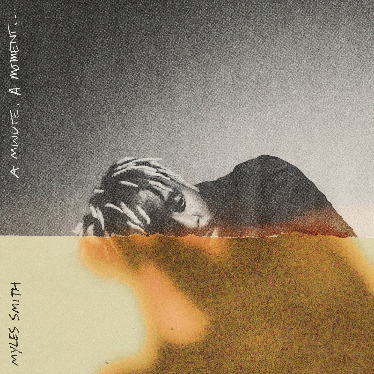 CD cover: a person with dreadlocks against a textured, split background.