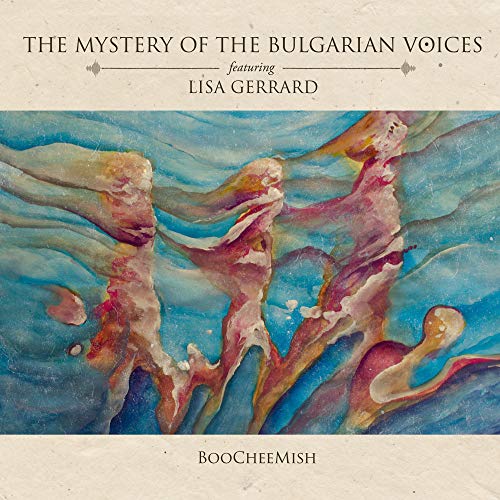 CD cover: abstract watercolor painting of figures in a circle.