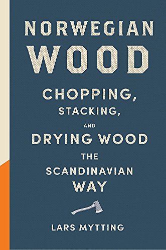Book cover for "Norwegian Wood" with white text and an axe icon.