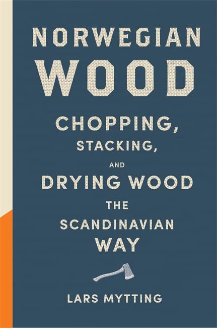 Book cover: “Norwegian Wood” with an axe illustration and bold text.