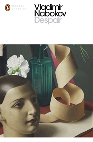 Book cover of Despair by Vladimir Nabokov featuring a mannequin head and green bottle.