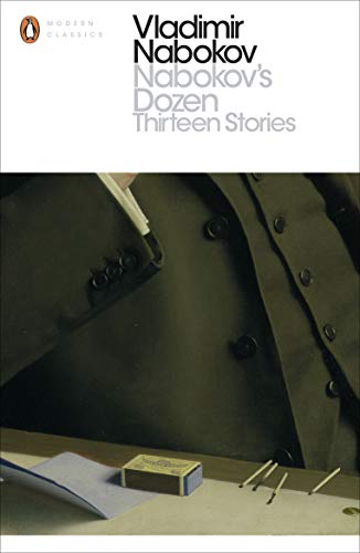 Book cover: Nabokov's Dozen, featuring a man in a suit and tie.