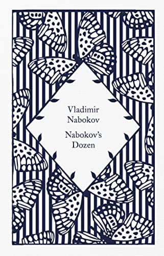 Book cover with blue and white butterfly and striped pattern.