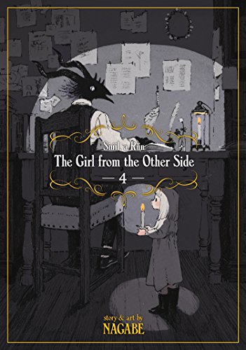 Manga cover: horned figure and young girl with a lit candle.