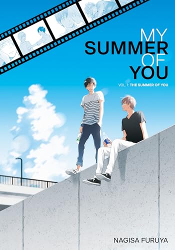 Colorful manga-style graphic novel cover with youthful characters and summer-themed background.