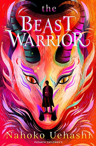 Book cover: a small figure stands before a colorful, stylized beast face.