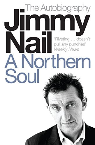 Book cover: Jimmy Nail’s autobiography, featuring his portrait.