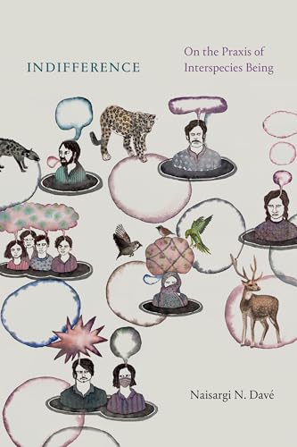 Book cover with illustrated figures, animals, and abstract colorful shapes.