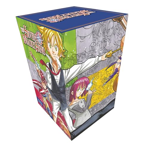The Seven Deadly Sins manga box set featuring Meliodas and Gowther on the cover.