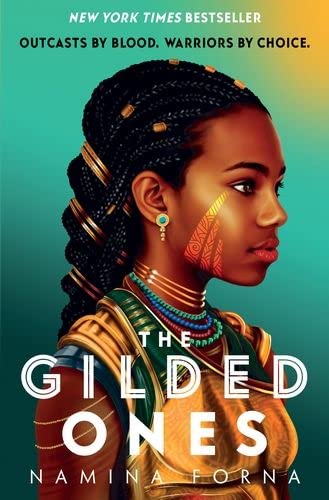 Book cover featuring a young Black woman with braided hair and gold adornments.
