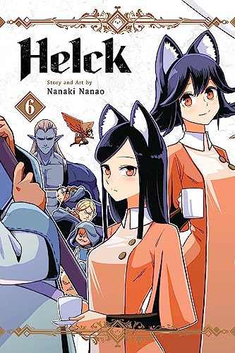Cover of "Helck, Vol. 6" manga featuring characters with animal ears.