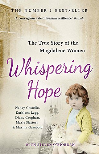 Book cover: “Whispering Hope” with a vintage photo of a young girl.