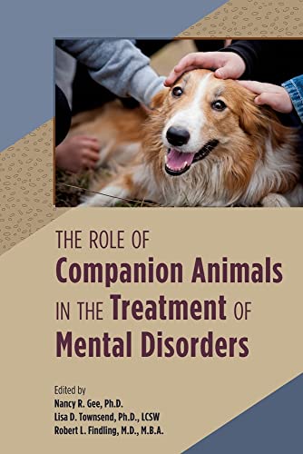 Book cover featuring a dog being petted, titled "The Role of Companion Animals.