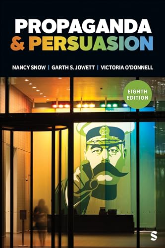Book cover with title "Propaganda & Persuasion" and portrait of a mustached man.