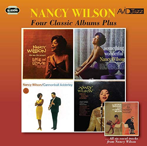 CD cover for Nancy Wilson’s “Four Classic Albums Plus” featuring album art collage.