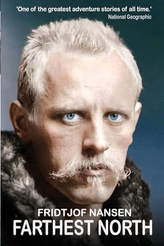 Book cover featuring a portrait of Fridtjof Nansen, a bearded explorer.