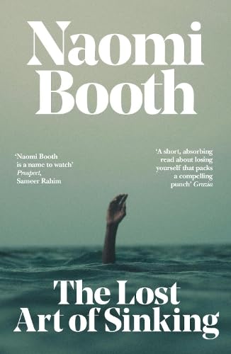 Book cover: a hand reaching up from turbulent, dark blue water.