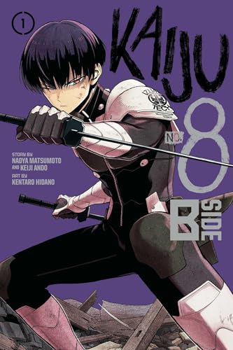 Manga cover featuring a determined young man in a dark suit, holding a blade.