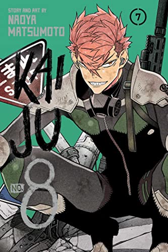 Manga cover featuring a pink-haired character in tactical gear against a green background.