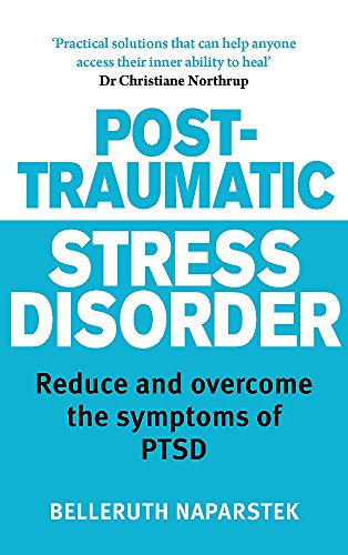 Book cover: “Post-Traumatic Stress Disorder” with blue and white design.
