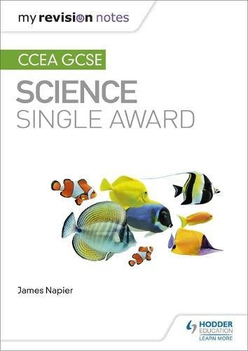 "Book cover with 'Science Single Award' title, fish illustrations, and 'Hodder Education' logo on white background."