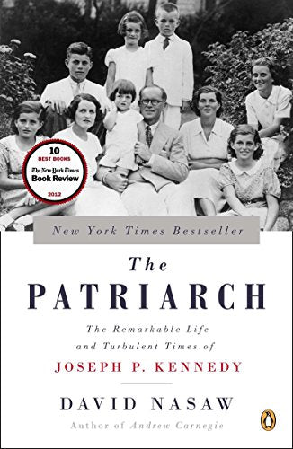 Book cover featuring a black and white family portrait of the Kennedy family.