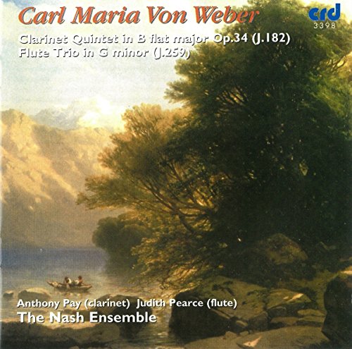 CD cover featuring a landscape painting and composer Carl Maria von Weber’s name.