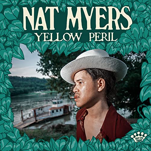 Album cover: Nat Myers portrait framed by teal foliage.