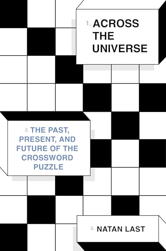 Book cover with crossword grid and title “Across the Universe.”