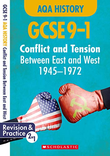 GCSE History revision guide cover with boxing gloves representing East and West.