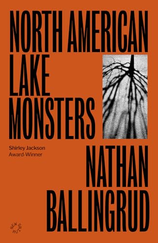 Book cover with orange background, black text, and a black and white tree shadow.