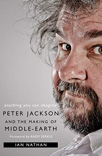 Close-up portrait of Peter Jackson on a book cover with title and author text.