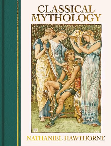 Book cover: “Classical Mythology” with illustration of classical figures.