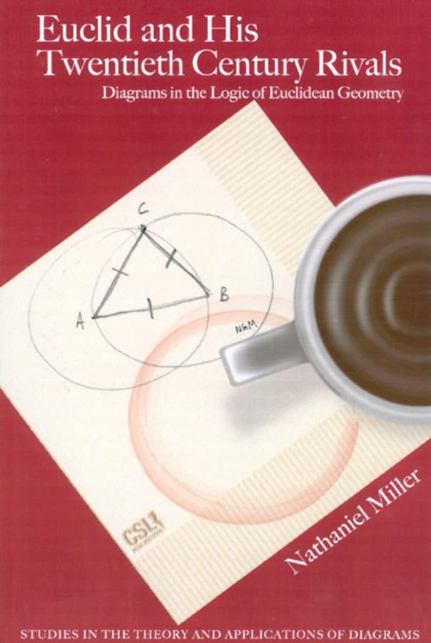 Book cover featuring a geometric diagram, coffee cup, and red text.