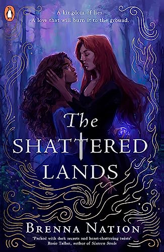 Book cover: two women embrace, ornate gold designs, dark fantasy aesthetic.