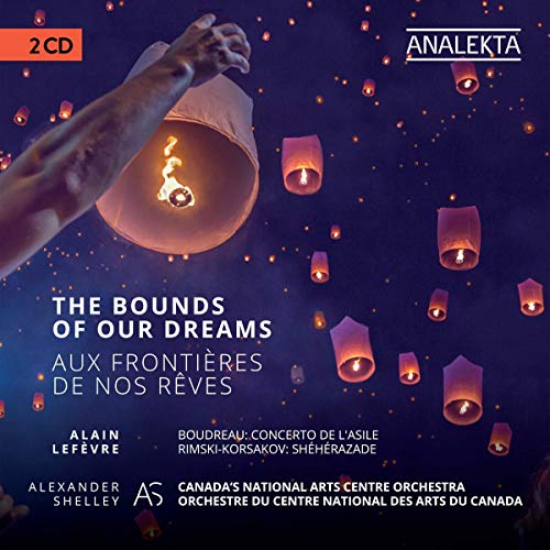 "CD cover with hand holding lantern, surrounded by floating lanterns against a dark background."