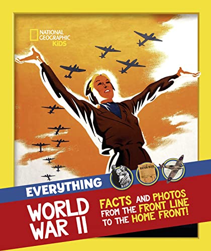 Book cover showing a woman with arms raised against an orange sky with planes.