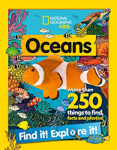 Book cover featuring a clownfish, sea turtle, and coral reef against a yellow background.
