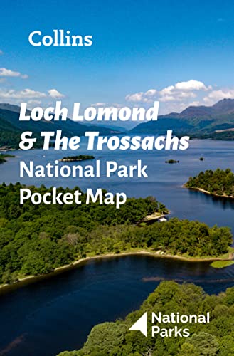 Pocket map cover featuring a scenic view of Loch Lomond and mountains.